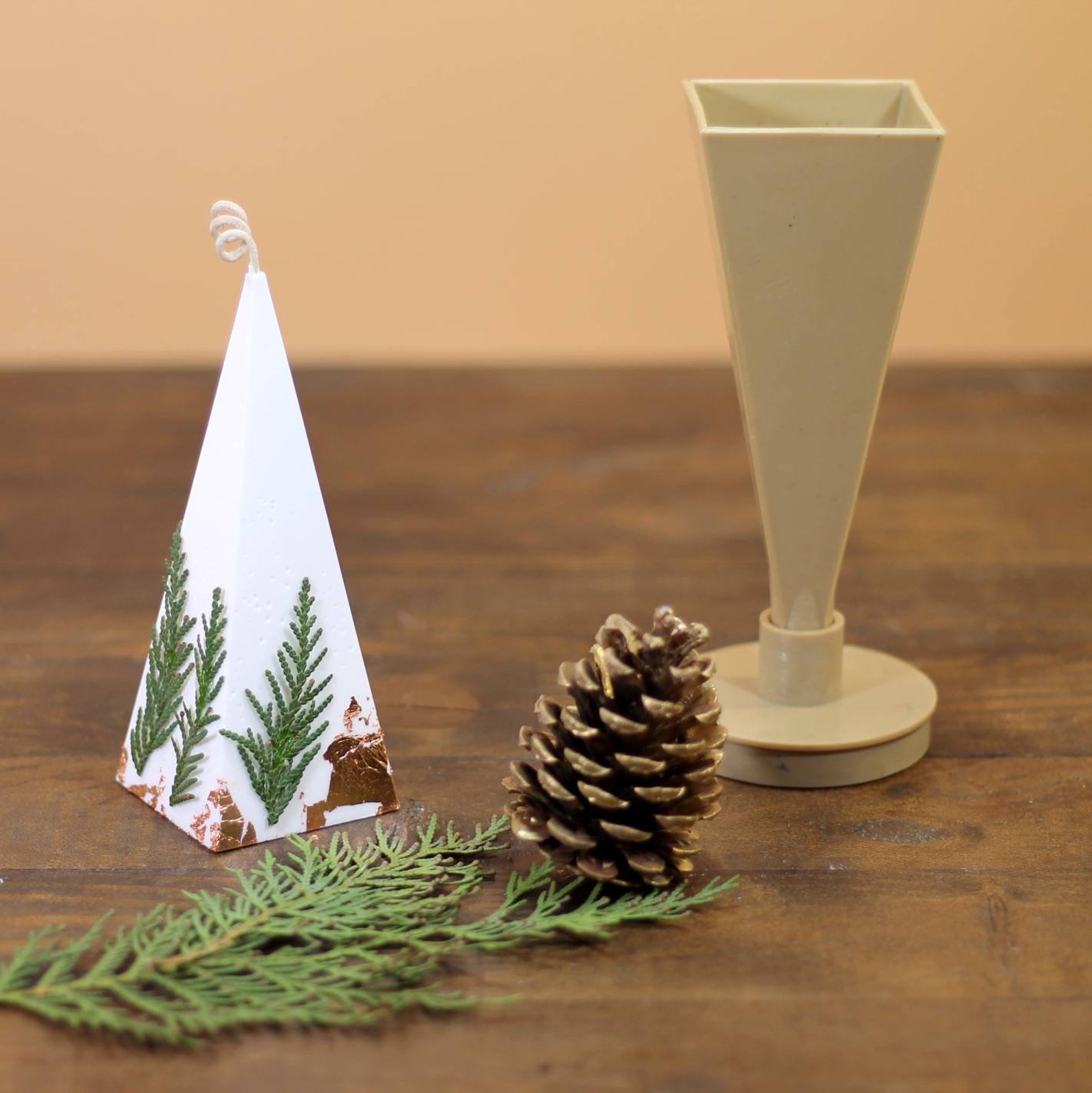 Pyramid Candle Mold Plastic Candle Mold Soap Candle Making Etsy