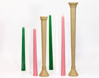 Taper Candle Molds: Caprolon Plastic, DIY Candle Making