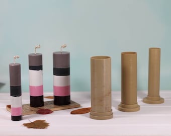 Cilindervorm kaarsvorm: kaarsen maken, aromatherapie ambachten