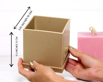 Unique Geometric Cube Candle Shape - Create Stylish Candles - 3.95/10cm - Candle Making Supplies