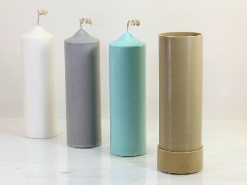 Pillar Candle Mould Molds for Candles Candle Making Molds Etsy