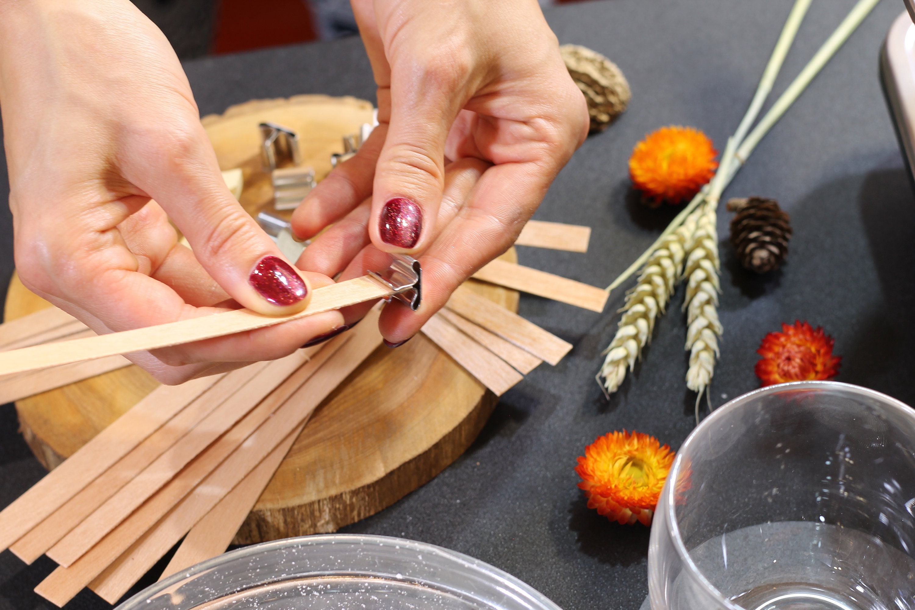 Wood Wicks and Clips for Soy Wax Beeswax Paraffin Wax Etsy UK