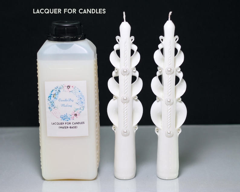 Vernice per candele a base d'acqua: fissa design e lucentezza immagine 1