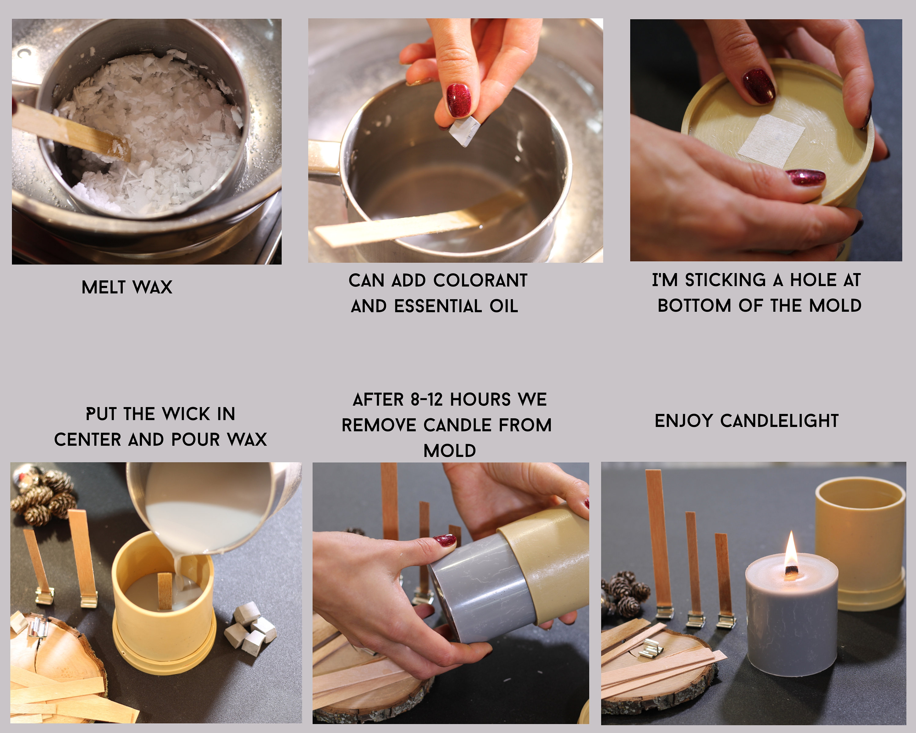 Double Wood wicks ideal for Soy wax Quiet cracking Etsy