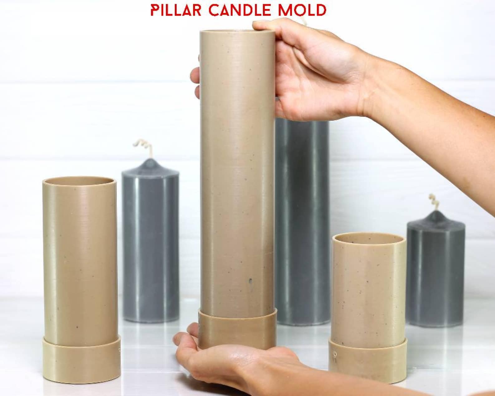 Pillar Candle Molds for Candle Making diameter 2.35 6cm Etsy