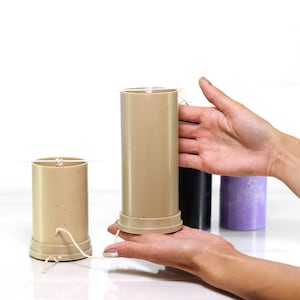 Cylindrical Candle Mold: DIY Pillar Candle Making