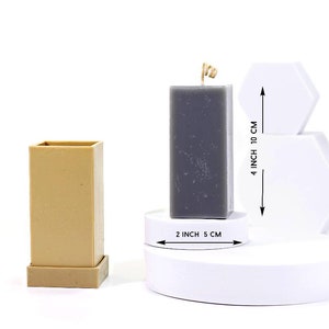 Geometric Prism Candle Mold DIY Homemade Candles - Cube mold