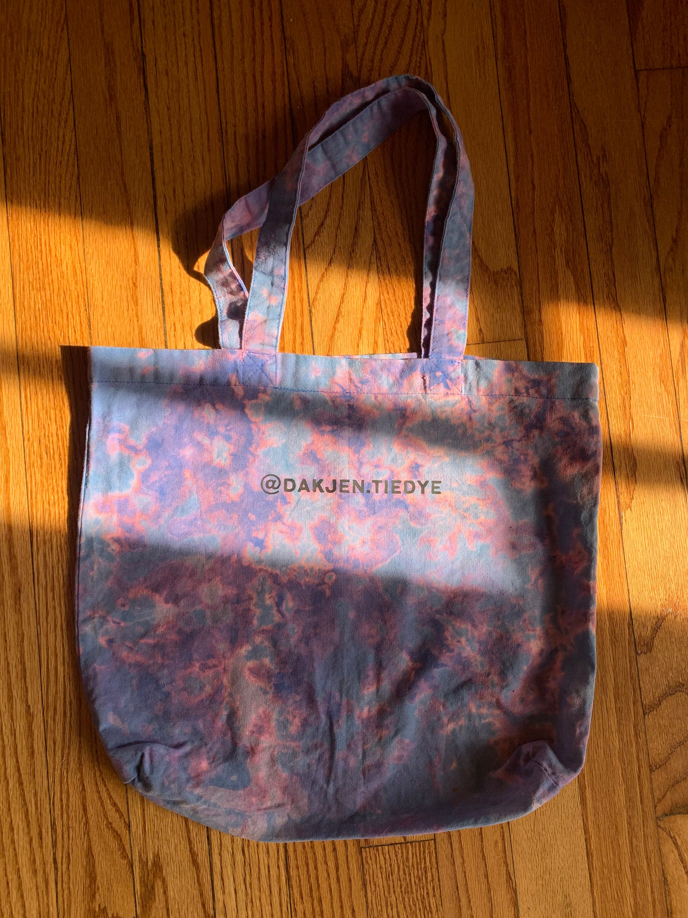 Pastel Tie Dye Personalized Tote Bag