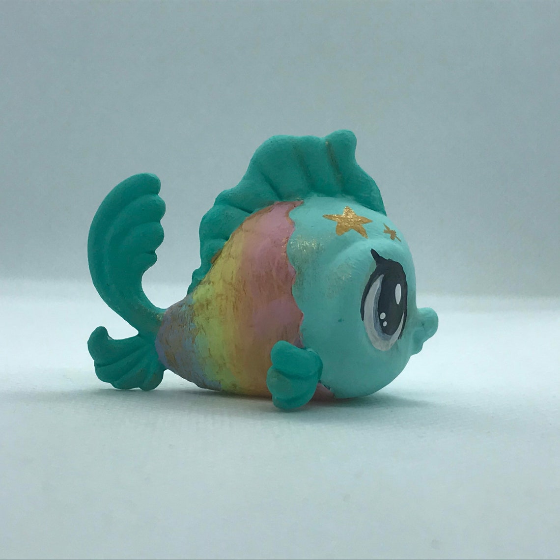Littlest Pet Shop Rainbow Fish Gold Stars Etsy New Zealand