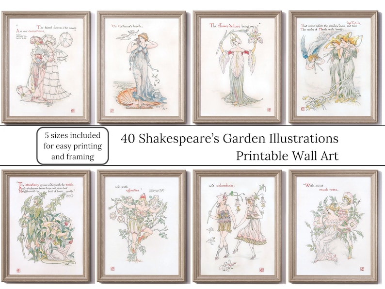 Shakespeare's Garden download public domain