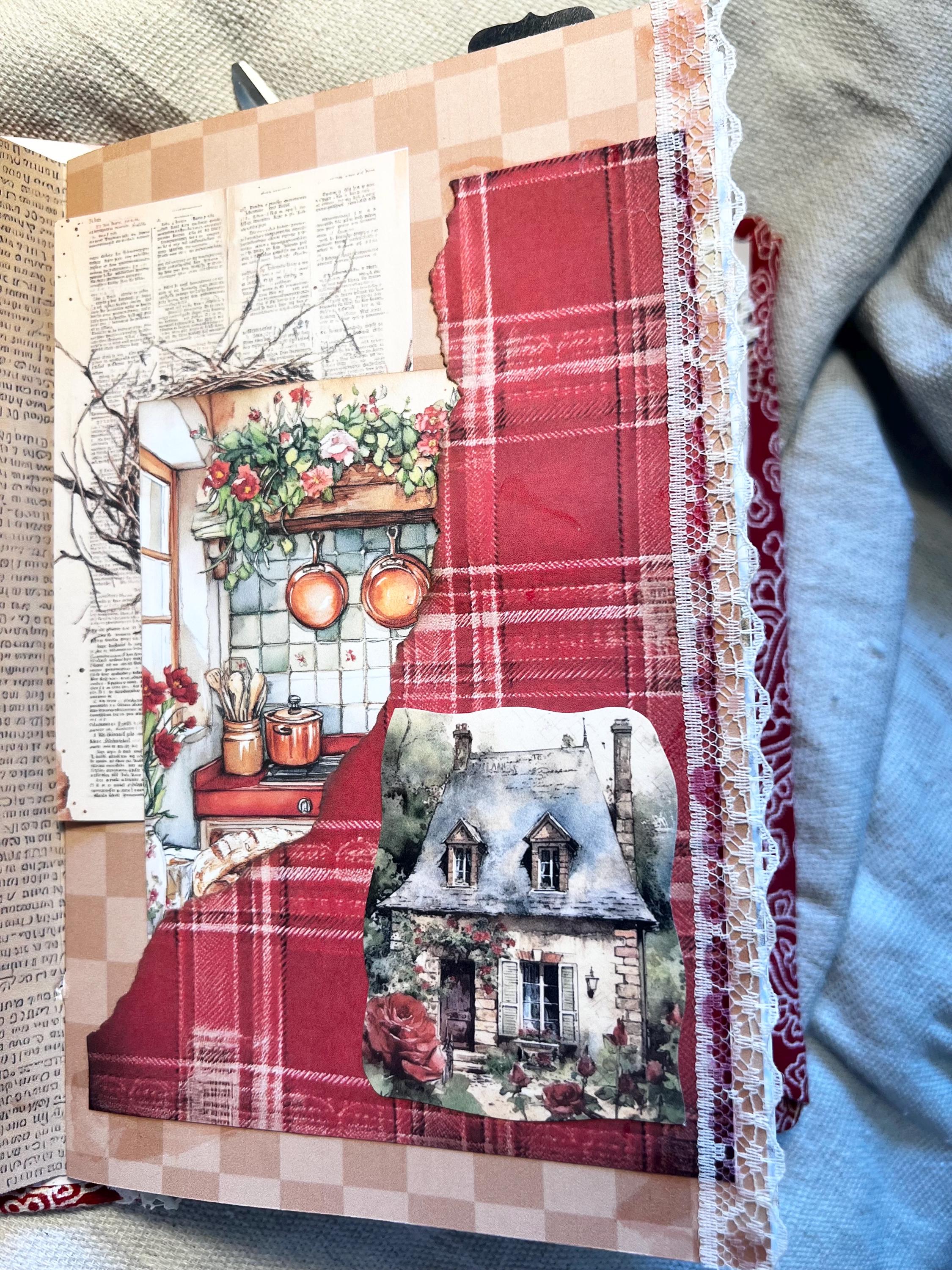 Junk Journal, Notebook Handmade Vintage Cottage Inspired - Etsy