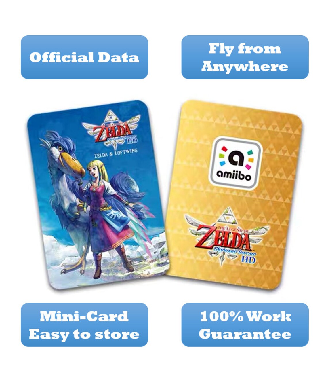 Legend of Zelda Loftwing Skyward Sword Amiibo Card | Etsy