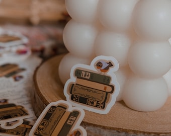 Stickers | Margot, the nightingale and her books