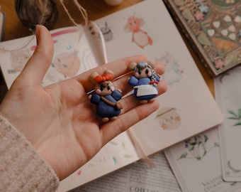 Magnet | Studio Ghibli: Kiki's Delivery Service & Sophie from Howl's Moving Castle