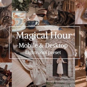 Die magische Stunde | Lightroom-Voreinstellung | Mobil und Desktop