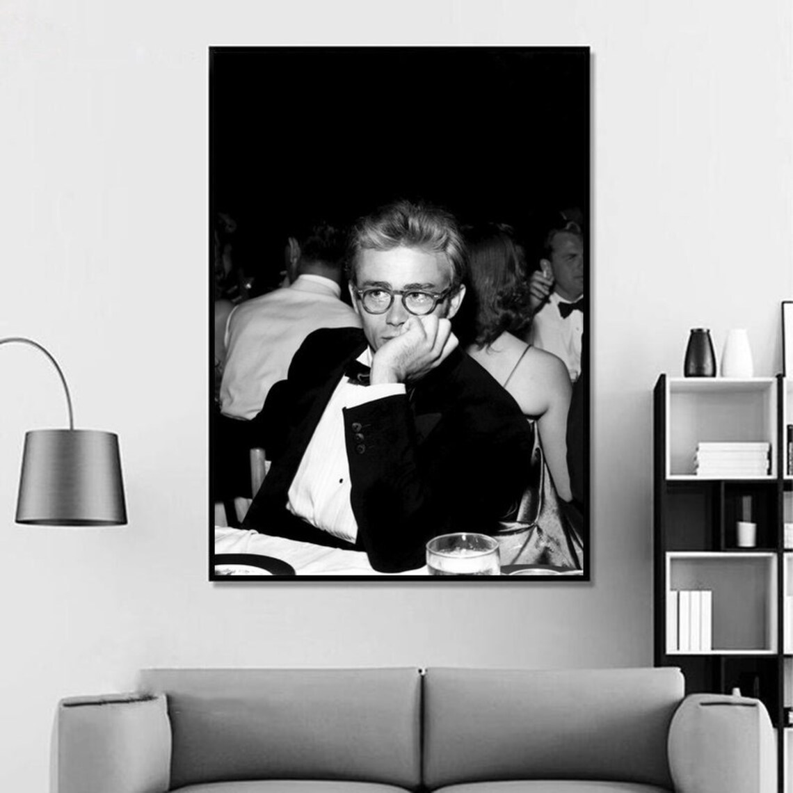 James Dean Poster Canvas Art Wall Home Decor No Frame Etsy