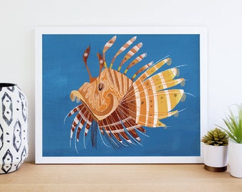 Lion Fish Print