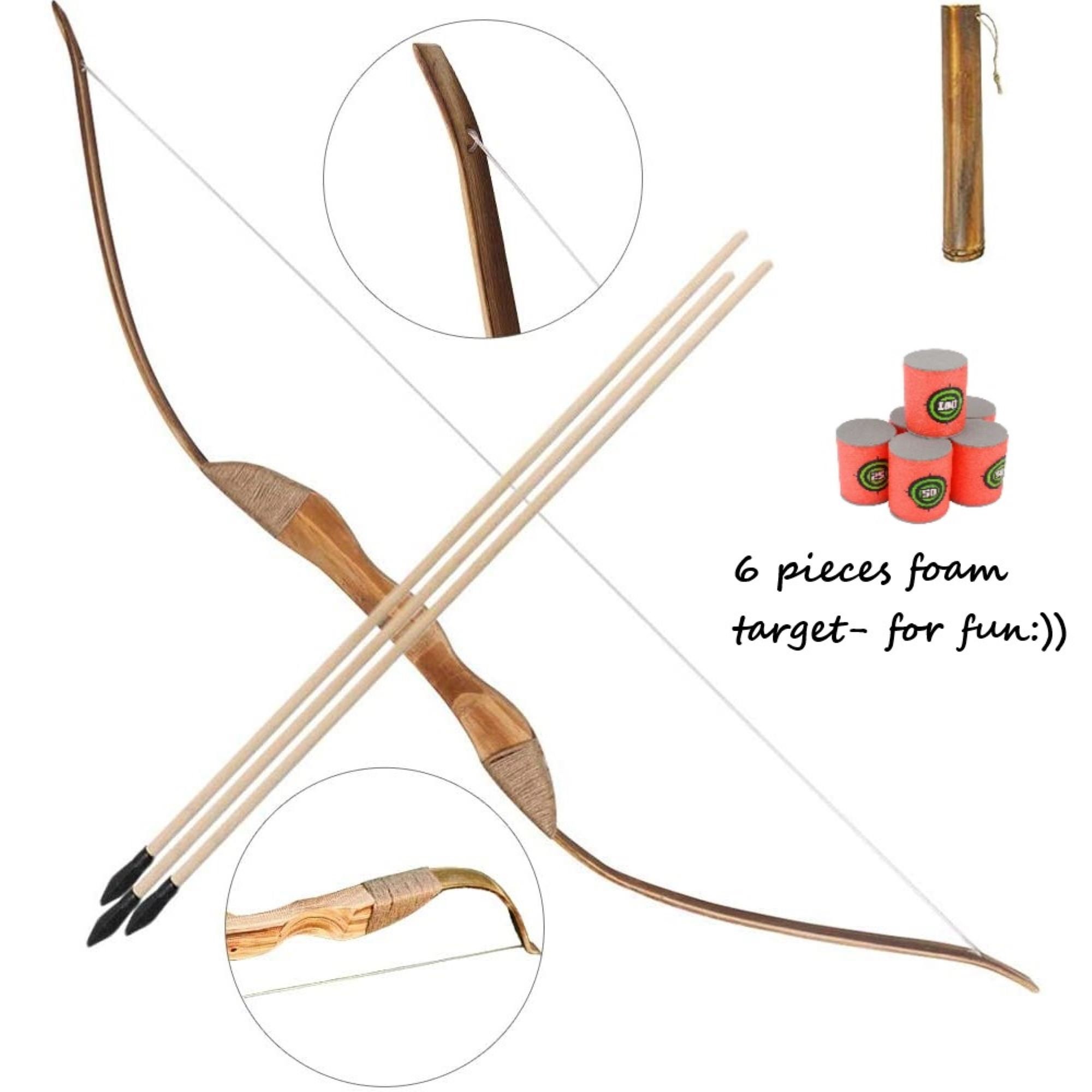 Wooden Archery Bow For Kids From 5y.o Archery Games For Kids Etsy