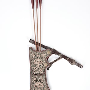 Quiver-Archery Quiver-Traditional Design Quiver-Real Leather Arrow Quiver-Arrow Case