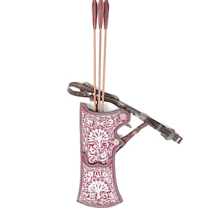Quiver-archery Quiver-traditional Design Quiver-real Leather Arrow ...