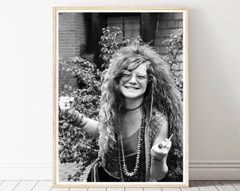 Janis Joplin Quote Poster print wall art home gift decor literary gift