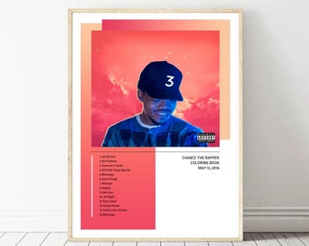 Download Chance The Rapper Coloring Book Etsy