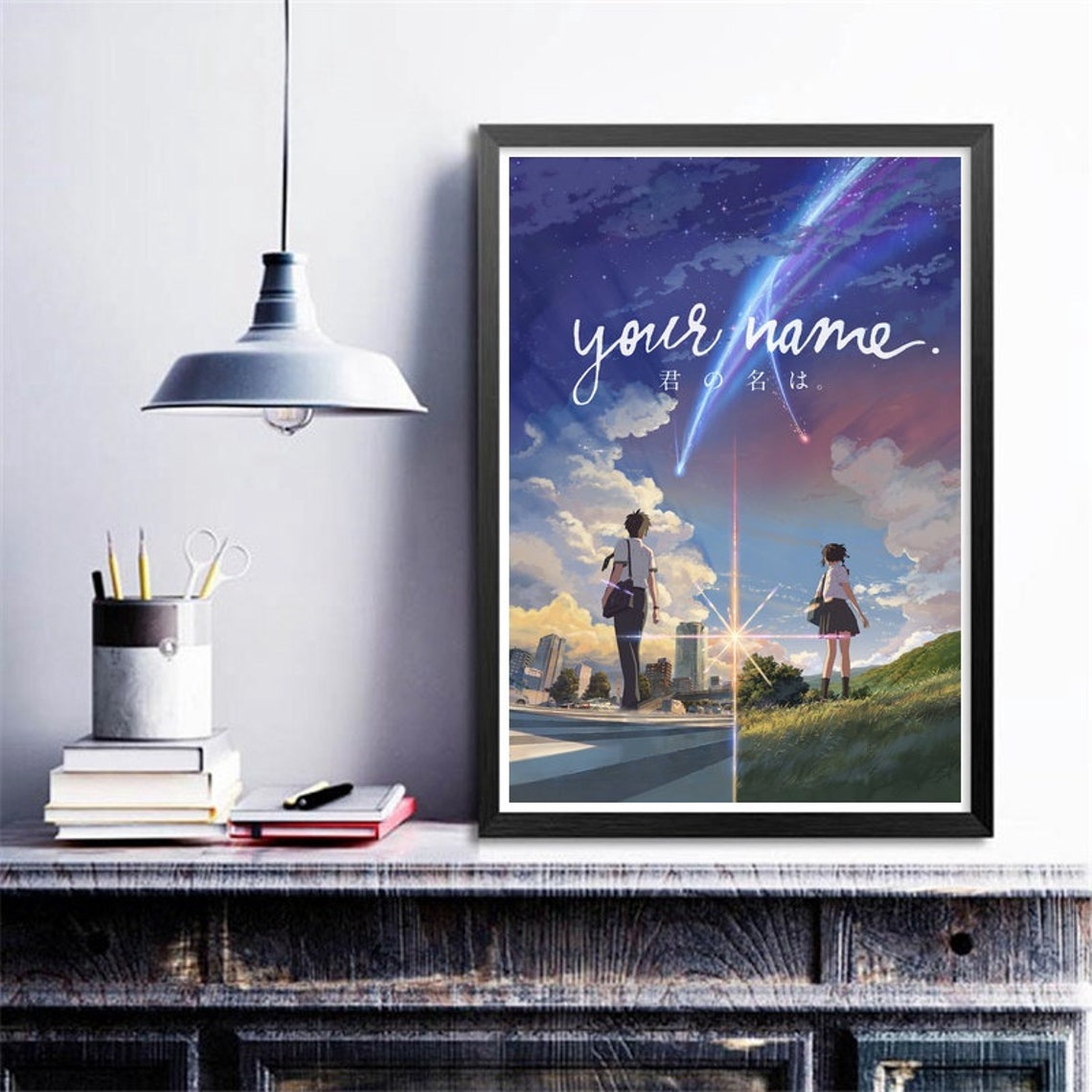 Your Name Anime Poster Wall Art Picture Canvas Painting for Etsy