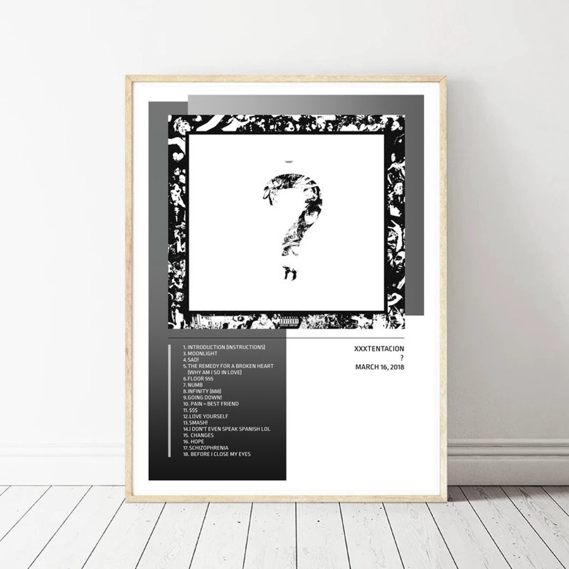 Sad Album Music Cover Music Poster Canvas Painting Wall Art Etsy