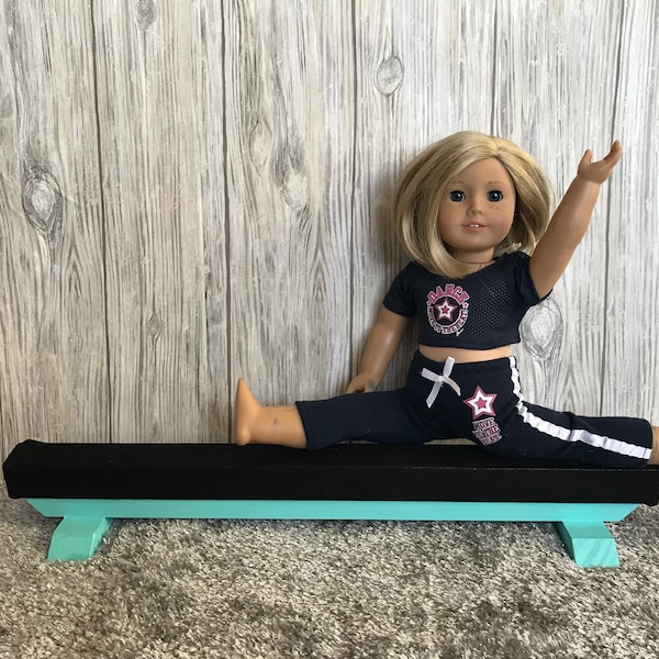 SHIPS NEXT DaY! Gymnastics Balance Beam for 18" AG American Girl Doll-Choose Color