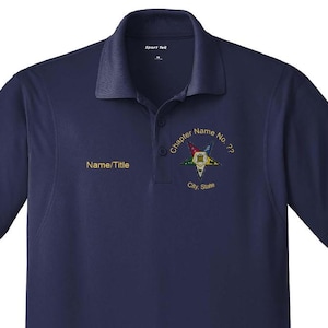 OES, DOI, Shriner and Mason (Prince Hall) Sports Tek 650)