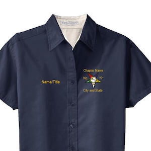 OES, DOI, Shriner and Mason (Prince Hall) Port Authority 508 SS Easy Care Button Up