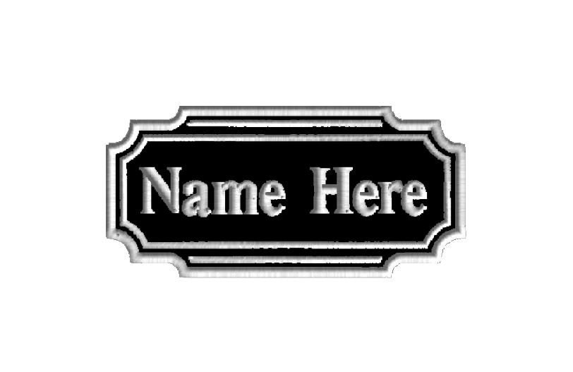 Custom Embroidery Name Tag Patches - Jordan Concepts LLC