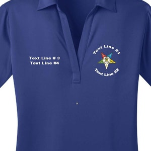 OES, DOI, Shriner and Mason (Prince Hall) Polo