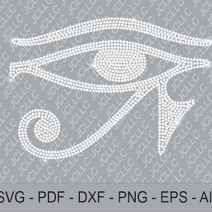 Rhinestone SVG - Eye of Horus