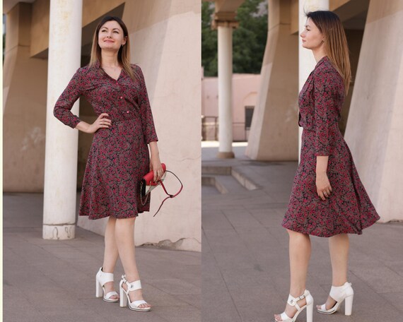 knee length dresses for ladies SHIRT DRESS SEWING PATTERN– The Assembly Line shop main image 0