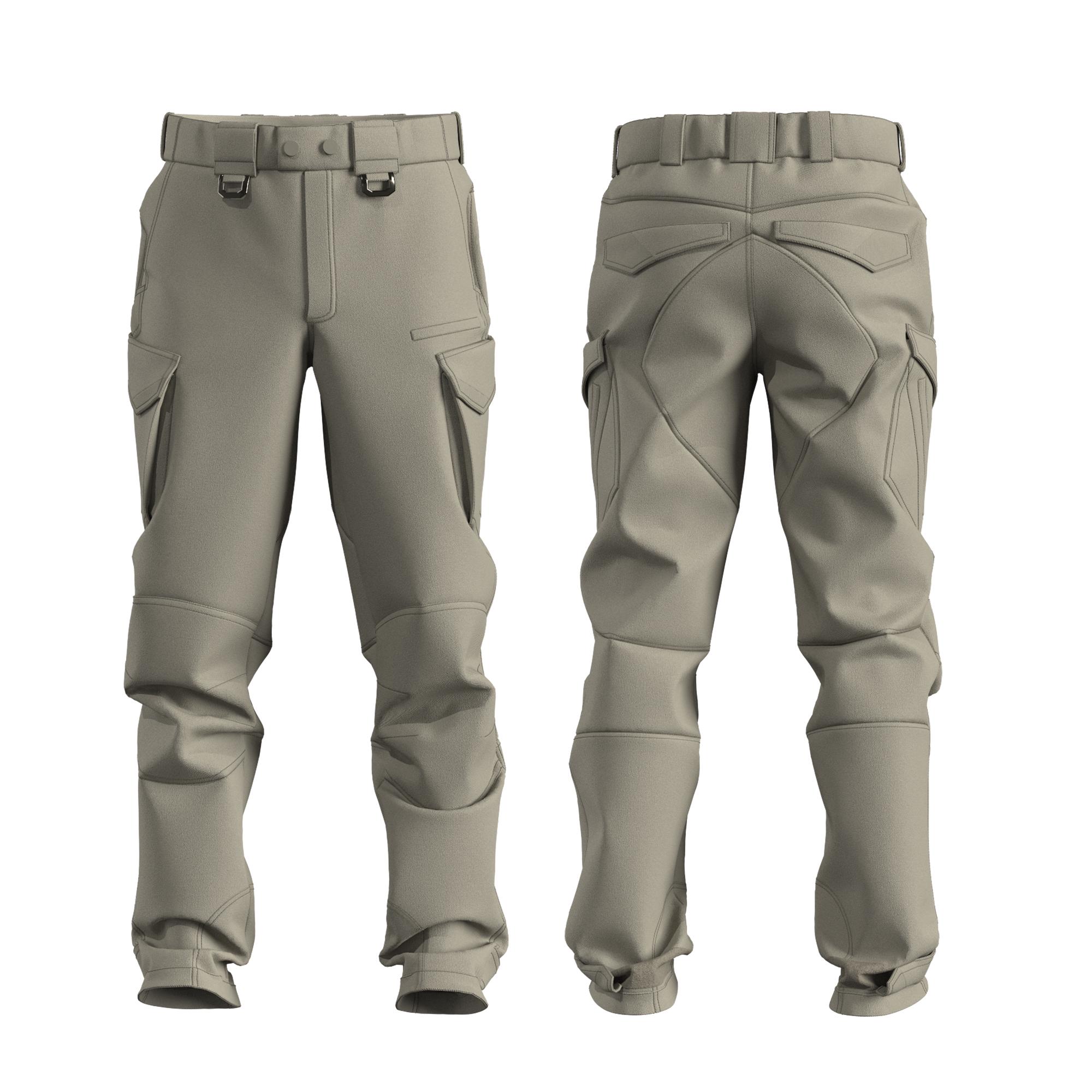 Men's Tactical Cargo Pants Sewing Pattern: Military Style (PDF