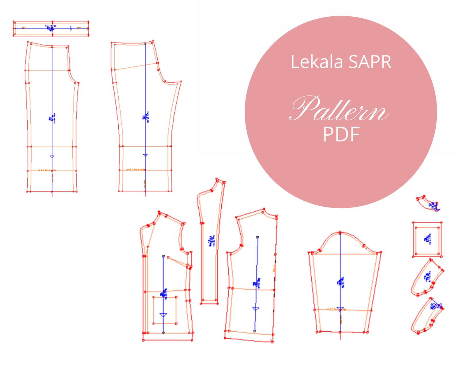 Pajama Sewing Pattern PDF for Women Silk Set Pyjama Sleepwear Patterns ...
