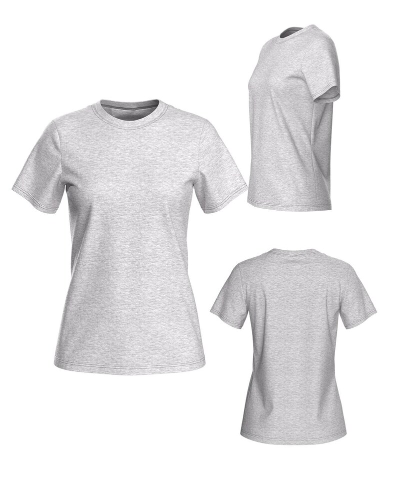 Women's Knit T-Shirt Sewing Pattern: Basic Tee (Sizes 2XS-7XL) (PDF Pattern) image 2