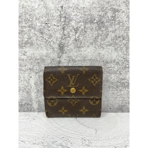 Cartera compacta de lona con monograma de Louis Vuitton