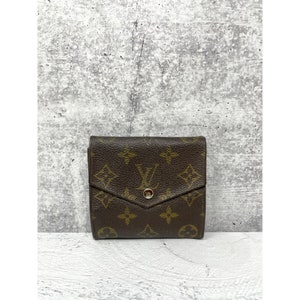 Authentic vintage louis vuitton bi fold double clasp wallet for Sale in