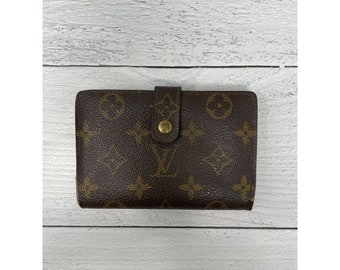 Louis Vuitton Monogram Canvas Kisslock Wallet