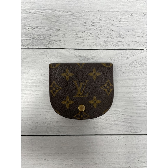 LOUIS VUITTON Louis Vuitton Monogram Groom Pochette Cle Coin Case M60033  Brown Multicolor