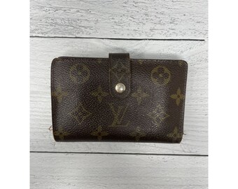 Louis Vuitton Monogram Canvas Kisslock Wallet