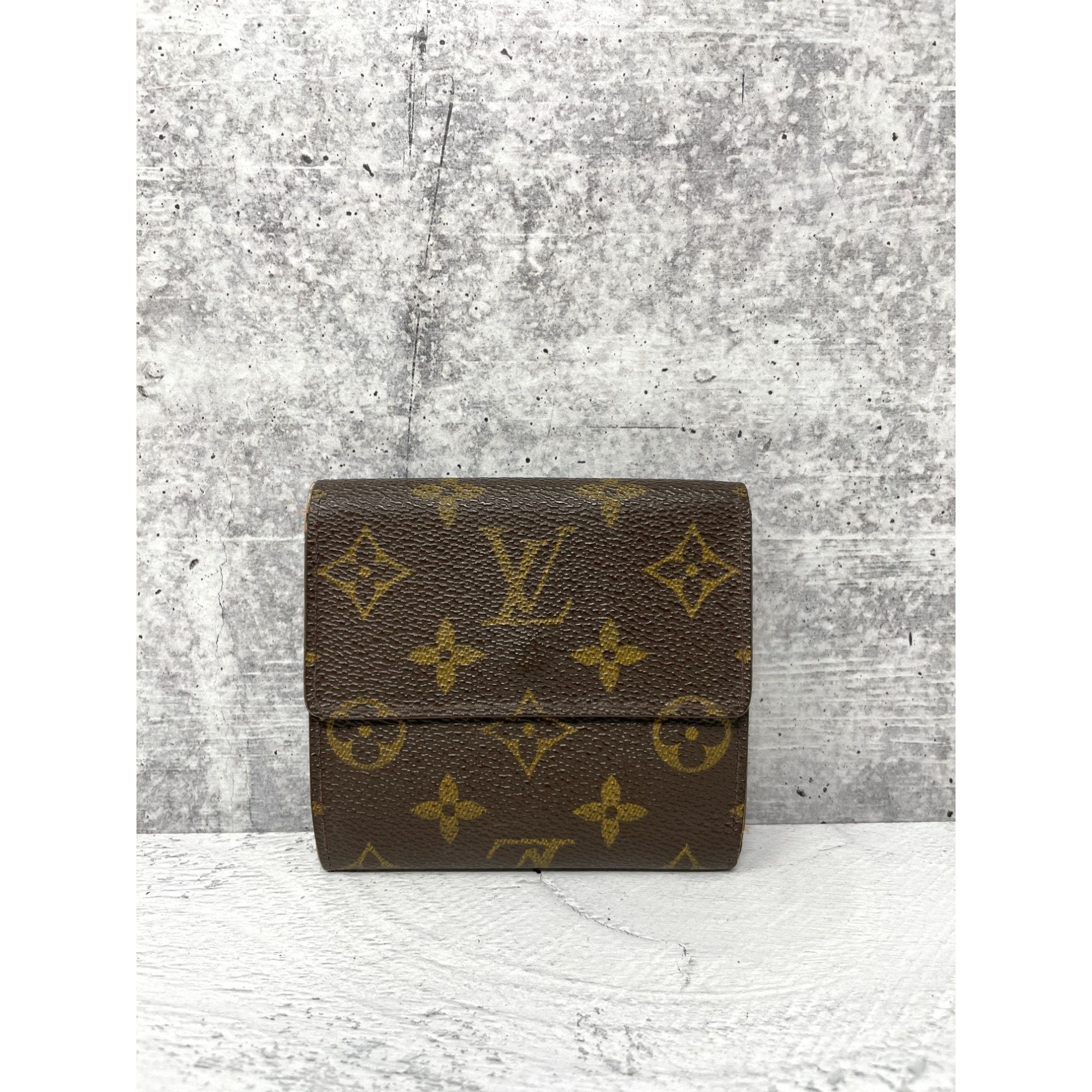 Rare Vintage Louis Vuitton LV Checked Monogram Key Wallet-86 
