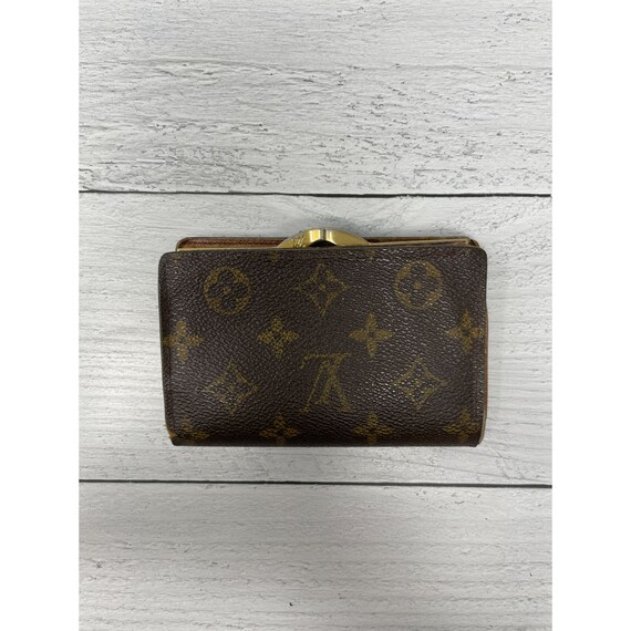 Louis Vuitton Monogram Canvas Kisslock Wallet - Etsy display picture 1
