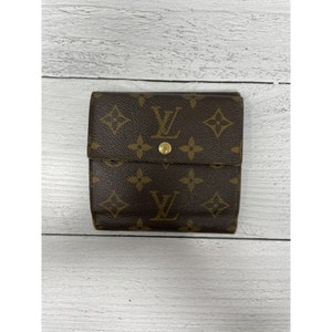 Louis Vuitton Vintage Monogram Elise Square Compact Wallet For