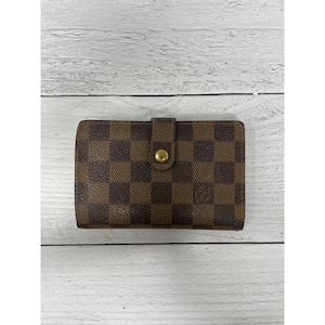 Carteira Louis Vuitton Damier Ebene Kisslock