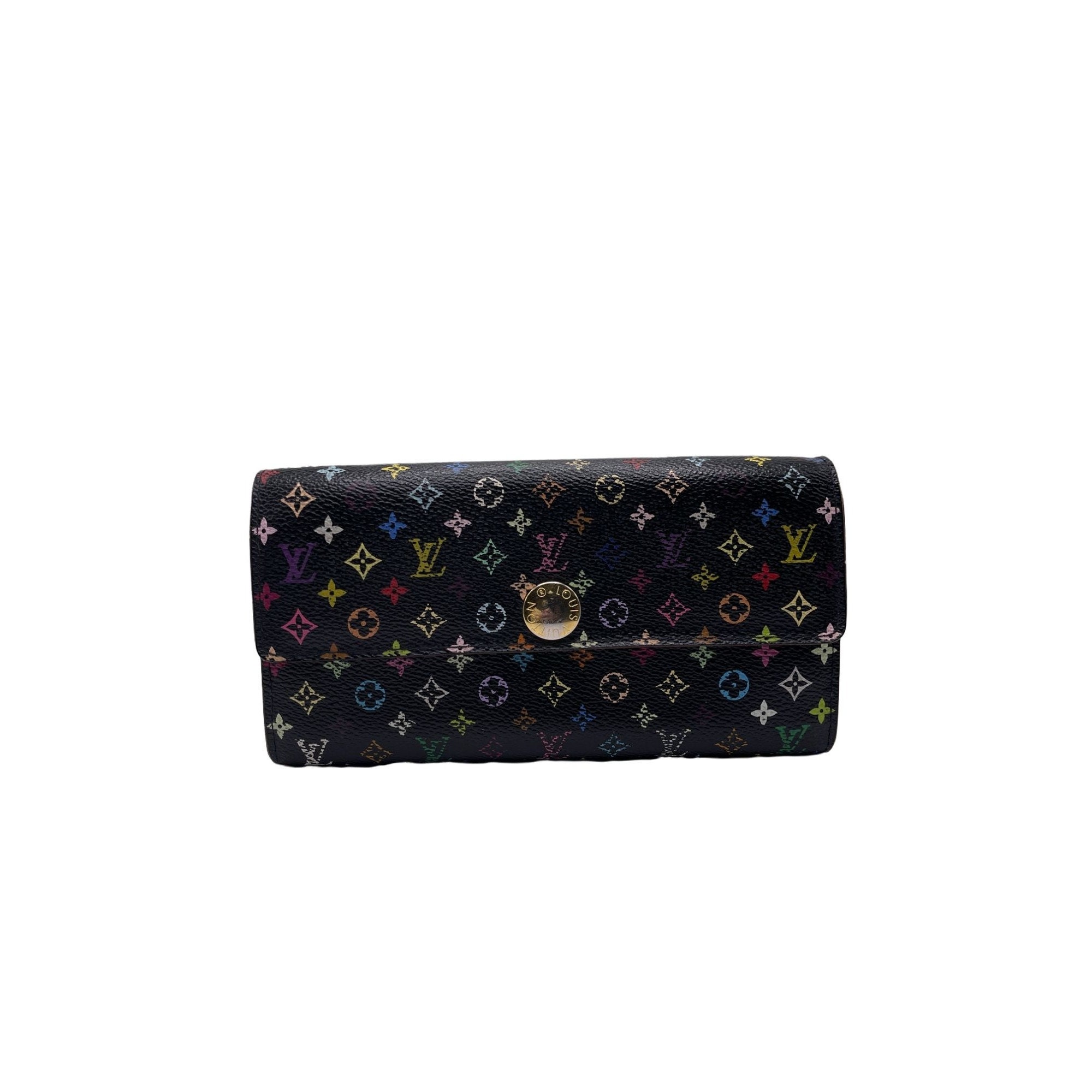 Louis Vuitton Kisslock Wallet Multicolor