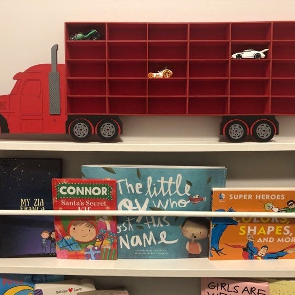 Hot Wheels Toy Truck Shelf - Digital - Laser Cut File - SVG