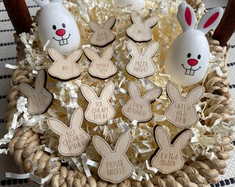 Digital - Laser Cut File - SVG - Laser Engraved | Redeemable Easter Tokens | Easer gifts | Easter egg hunt | Kids game